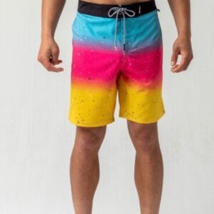 Maui and Sons Vibrant Gradient Board Shorts
